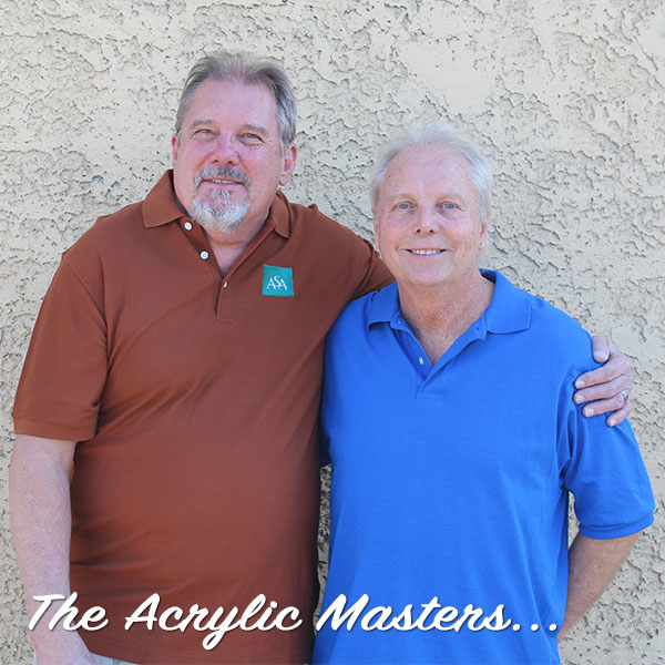 Scott and Greg Smith the Acrylic Masters.